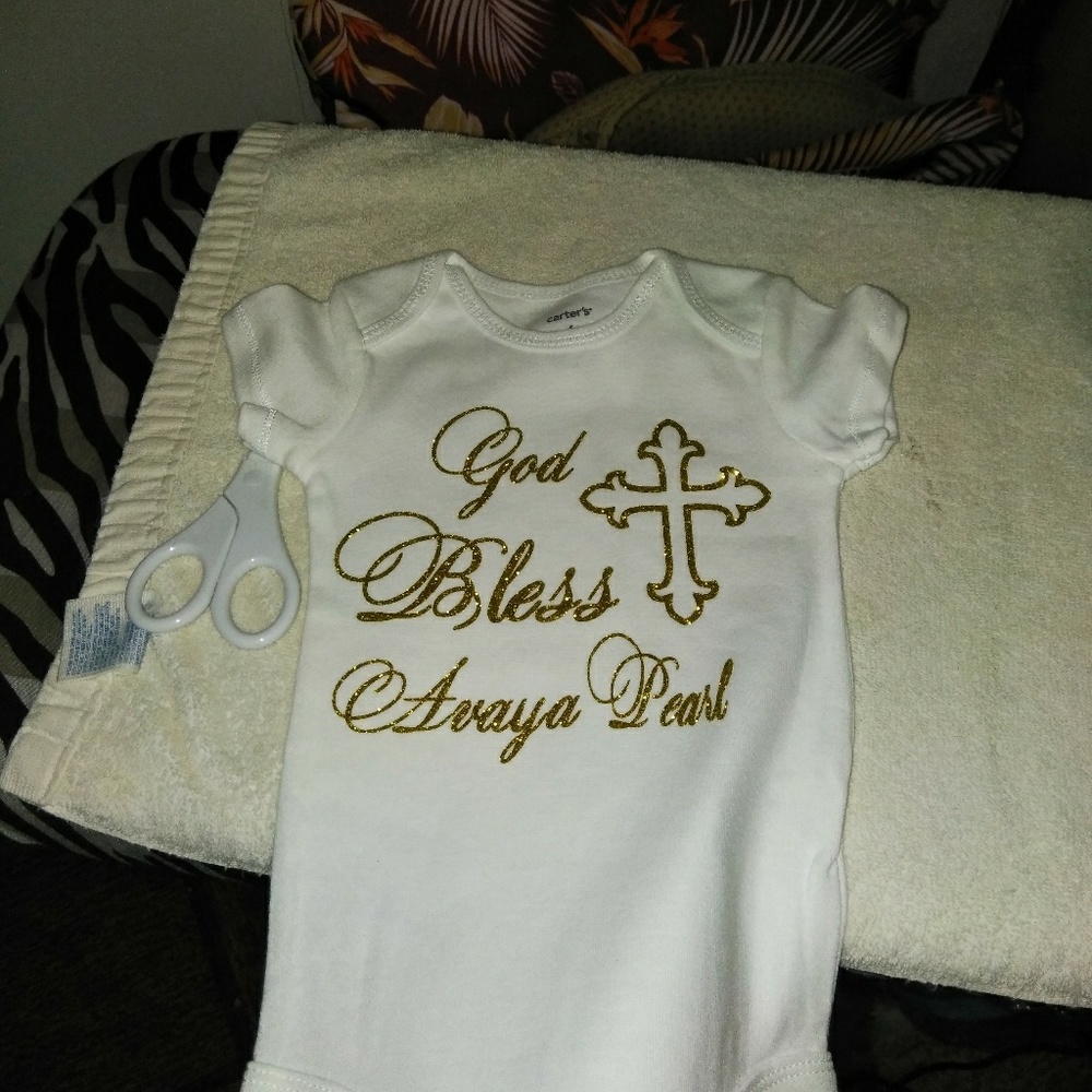 Custom baby onsie